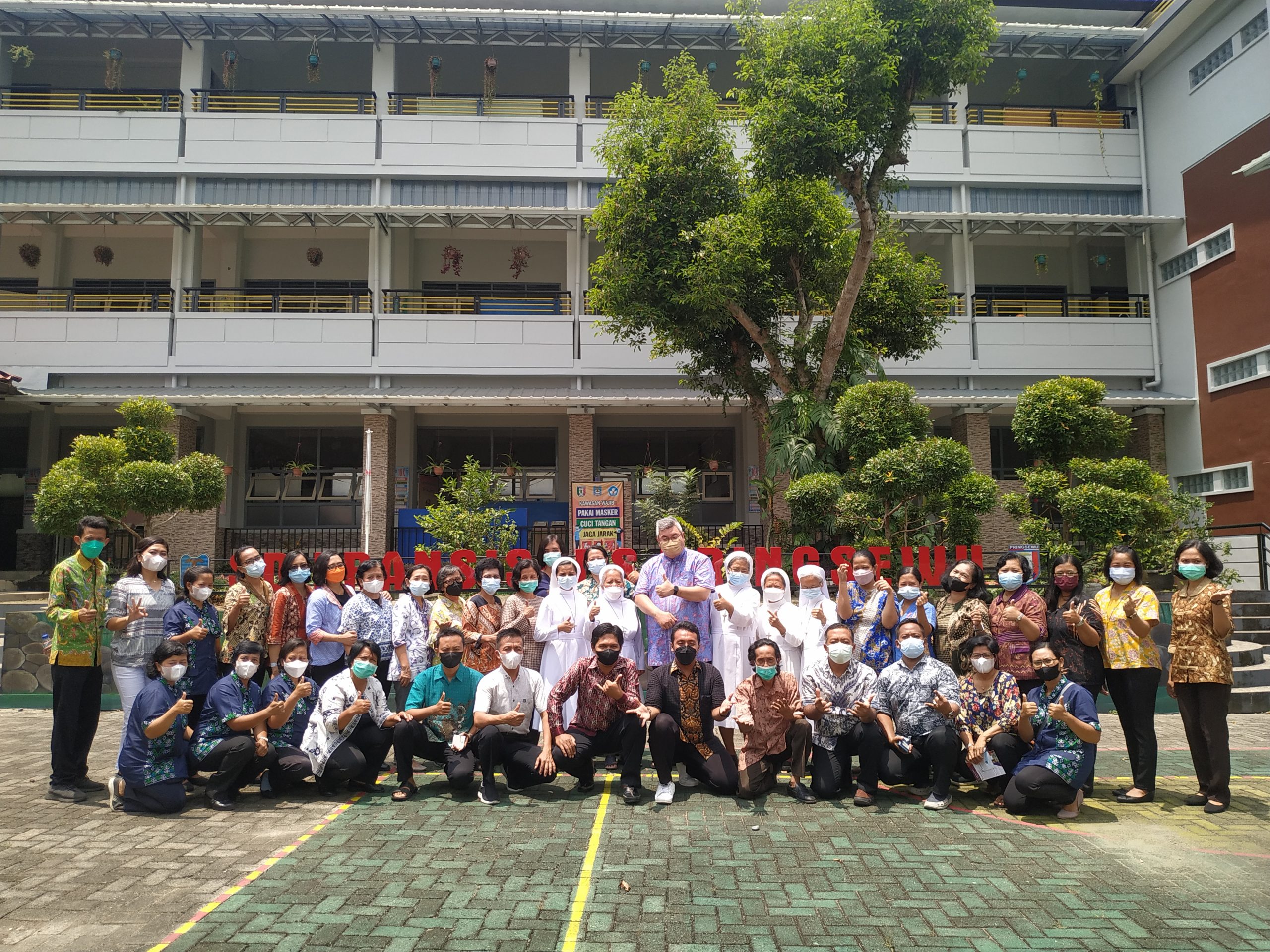 Rekoleksi Guru dan Karyawan TK-SD Fransewu Menyambut Paskah 2022