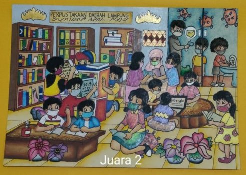 SD Fransiskus Pringsewu Meraih Juara Melukis Tingkat Provinsi!