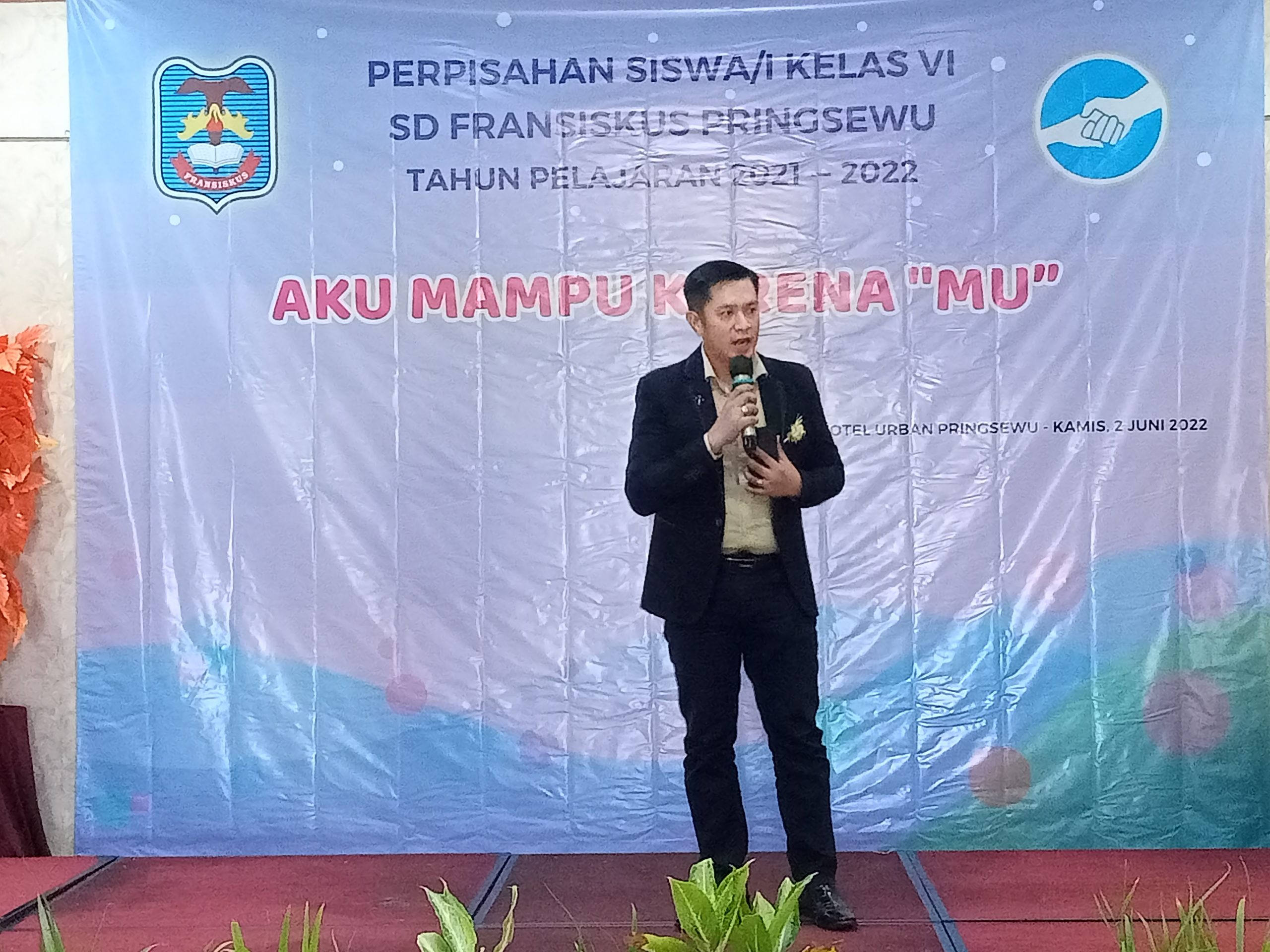 Perpisahan siswa siswi kelas VI SD Fransiskus Pringsewu Tahun Ajaran 2021-2022