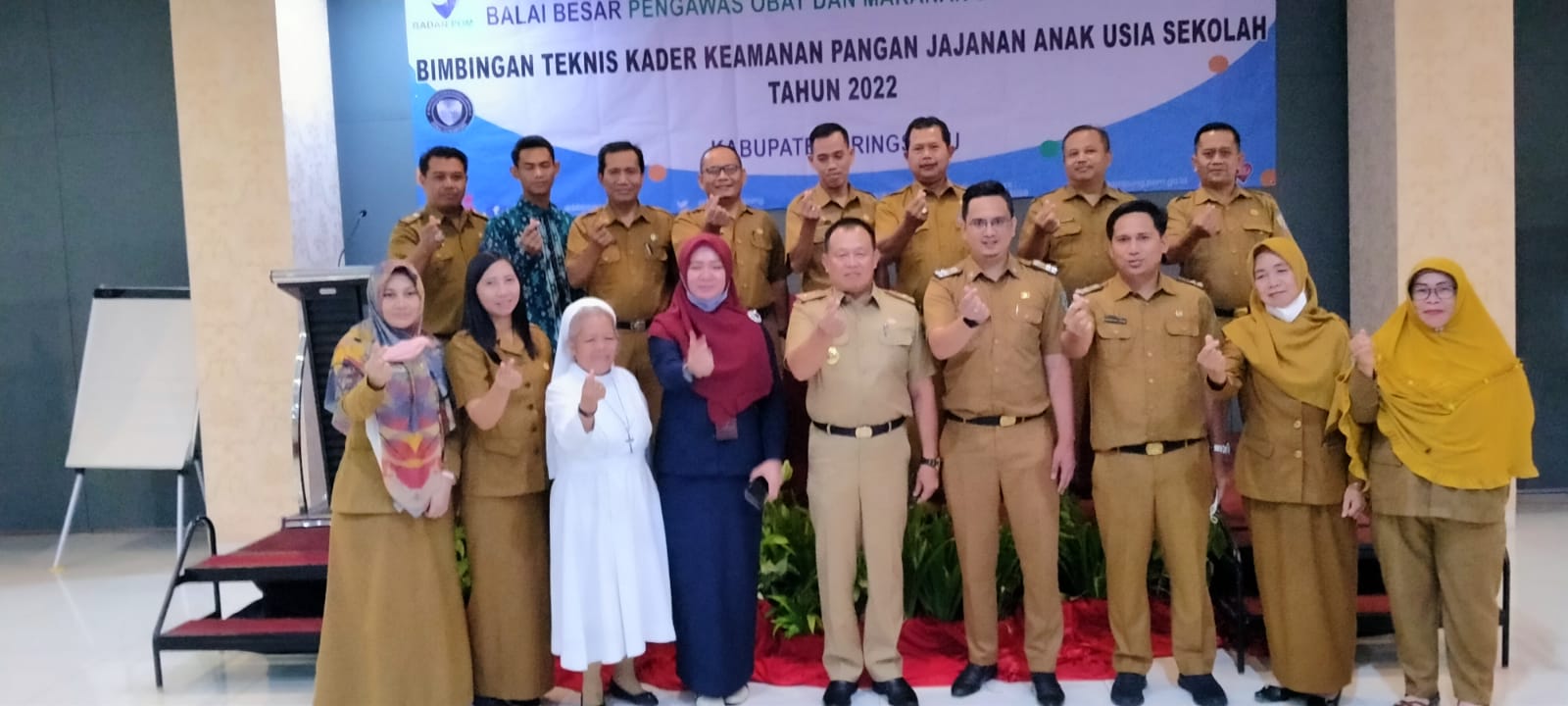 BimTek Kader Keamanan Pangan Jajanan Anak Usia Sekolah Tahun 2022 di Urban Style Kabupaten Pringsewu dari BBPOM Bandarlampung
