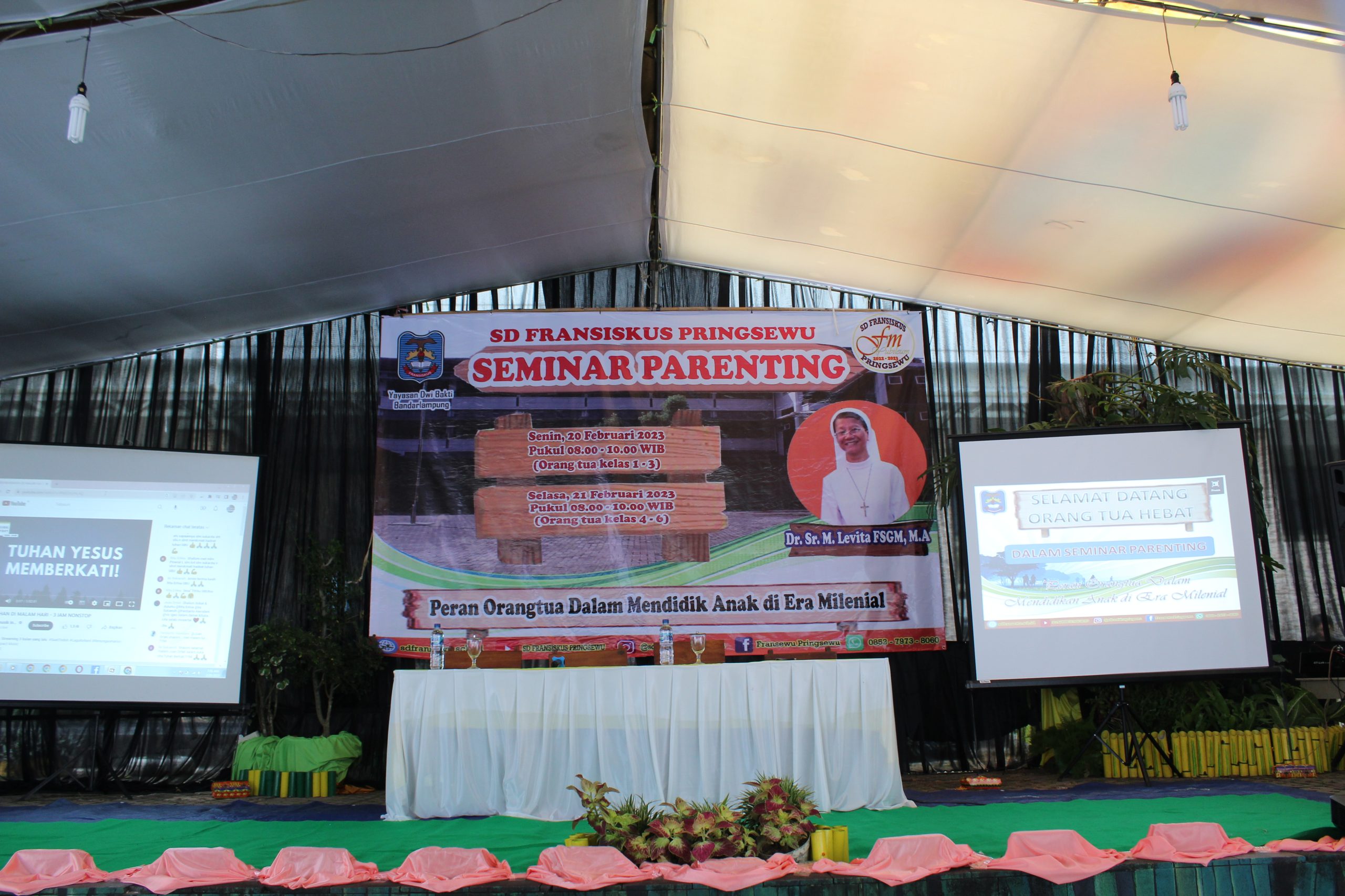 Seminar Parenting “Peran Orangtua Dalam Mendidik Anak di Era Milenial” Bersama Dr. Sr. M. Levita, FSGM, M. A.