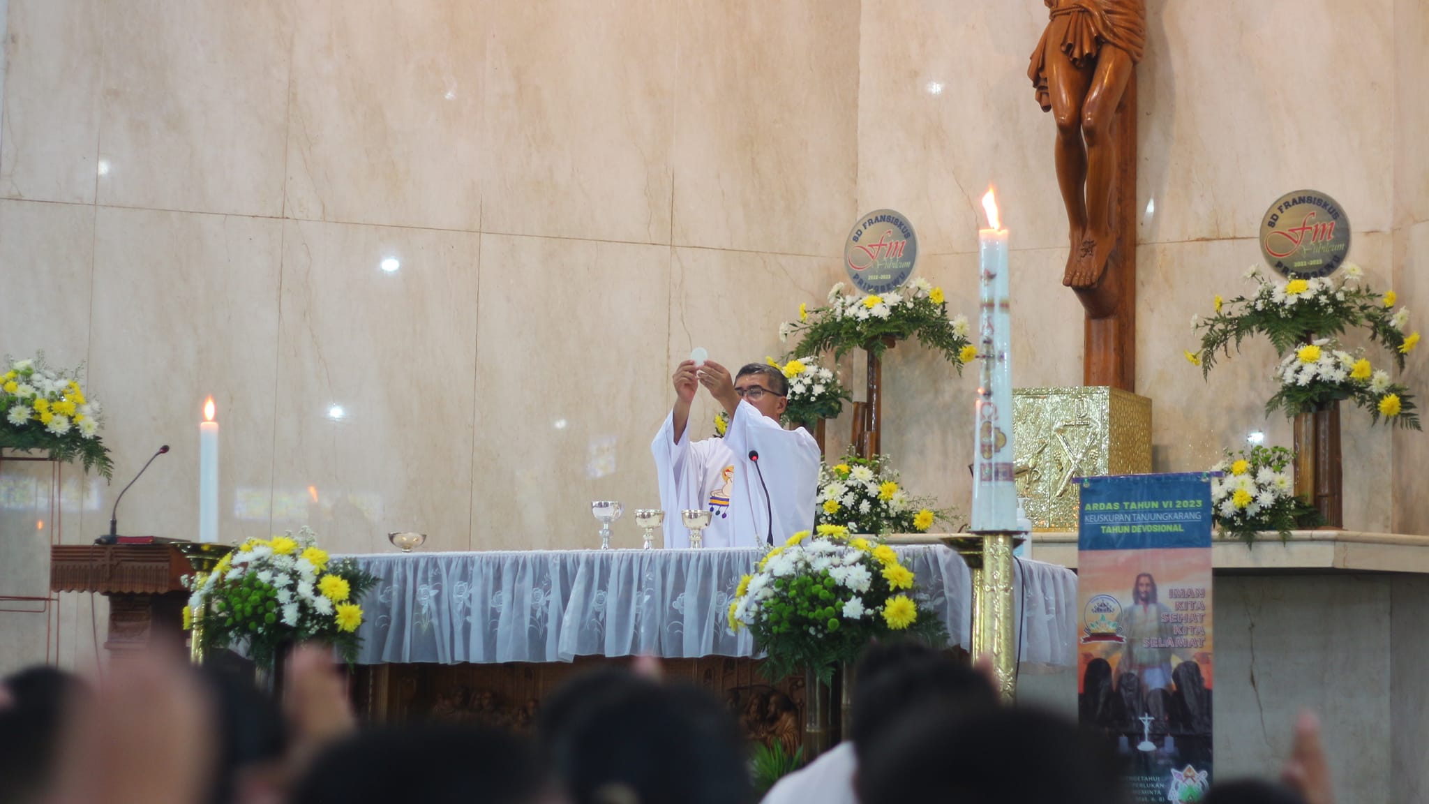 Misa Syukur Menyongsong Satu Abad TK-SD Fransiskus Pringsewu