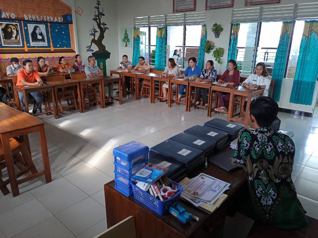 Pembagian Raport Semester Genap SD Fransiskus Pringsewu Tahun Pelajaran 2022/2023