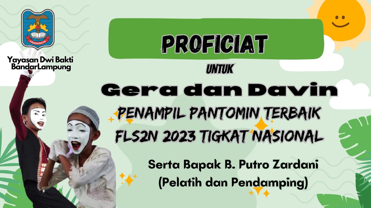 SD Fransiskus Pringsewu Raih Emas di Tingkat Nasional