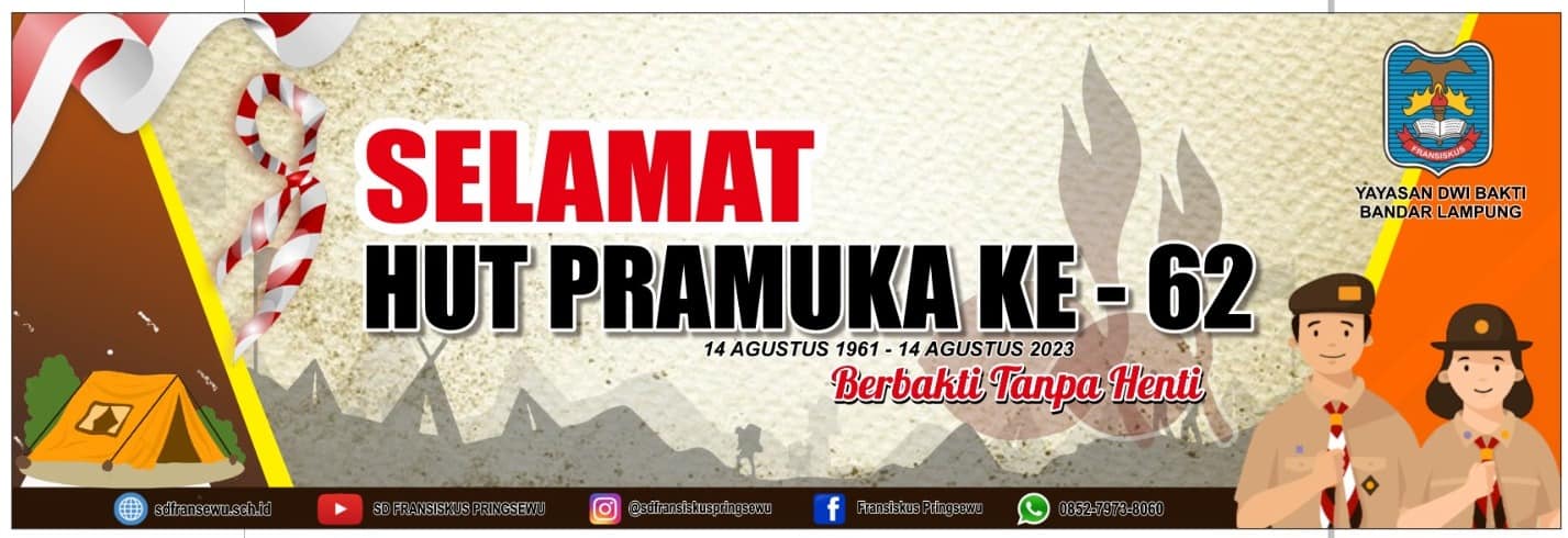 UPACARA HARI PRAMUKA KE-62 TAHUN