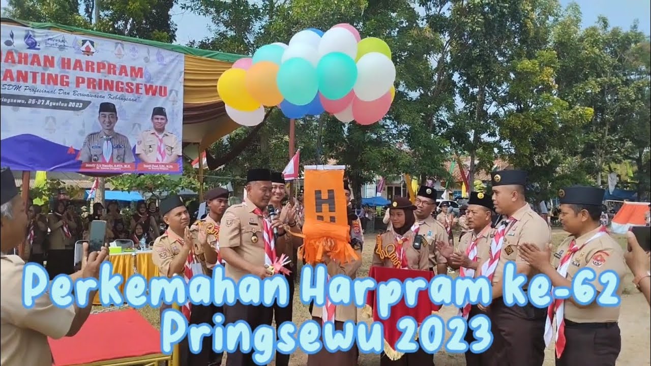 LOMBA PRAMUKA PENGGALANG KWARTIR RANTING PRINGSEWU MEMPERINGAI HARI PRAMUKA KE-62
