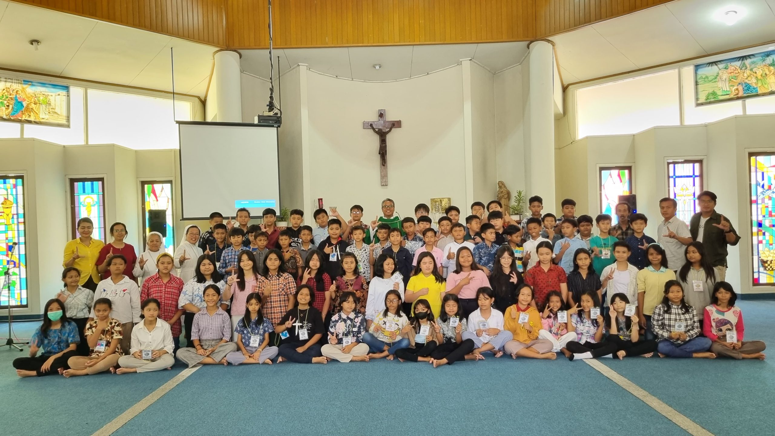 Retret Anak-Anak Kelas 6 SD Fransiskus Pringsewu di Laverna