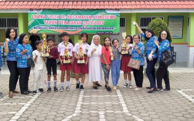 SD FRANSISKUS PRINGSEWU RAIH PRESTASI DALAM AJANG FLS2N 2024 TINGKAT KECAMATAN