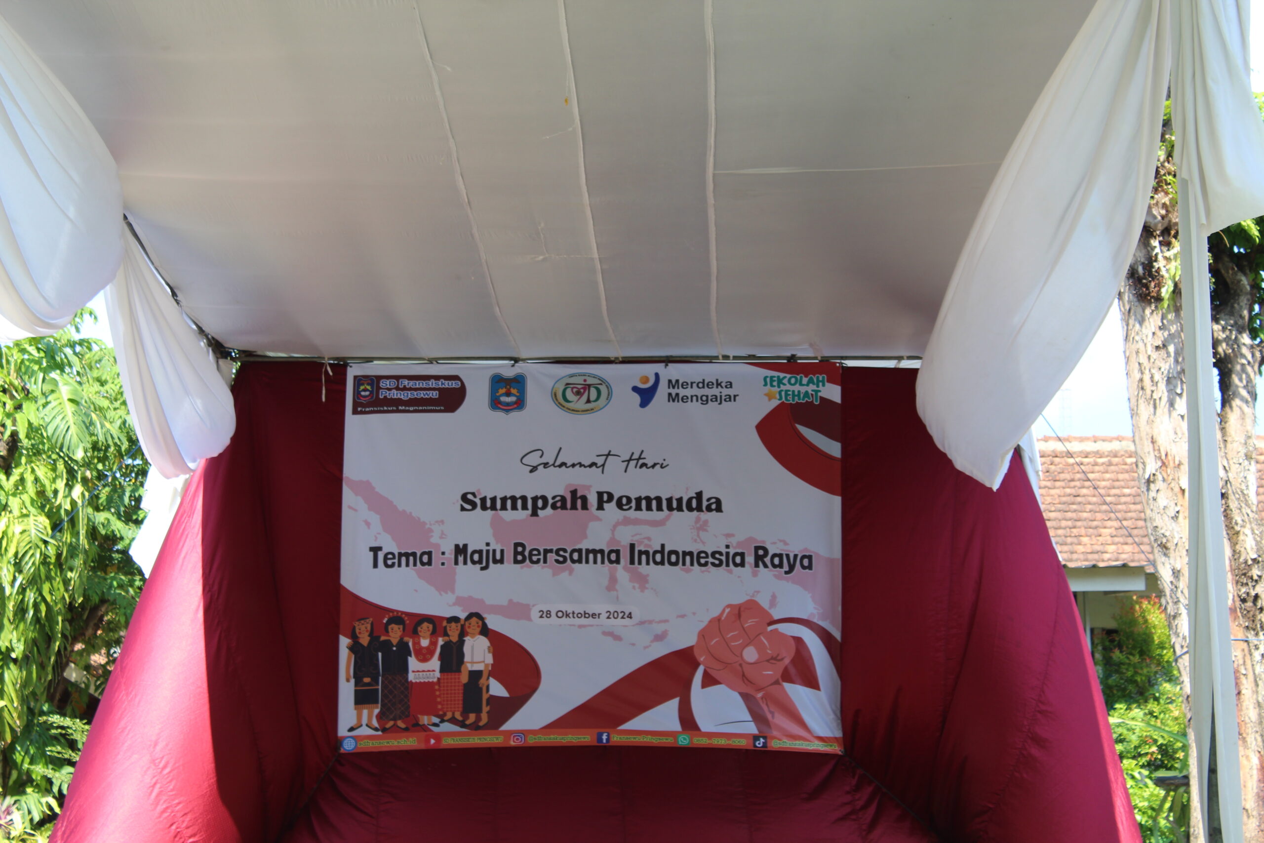 Peringatan Hari Sumpah Pemuda 2024 SD Fransiskus Pringsewu