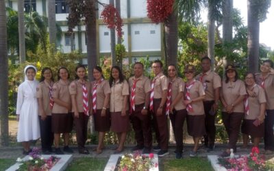 Ziarah Tabur Bunga Memperingati Hari Arwah Semua Orang Beriman di Makam Biara Pringsewu