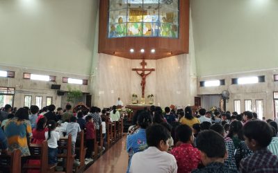 Perayaan Ekaristi Natal Bersama SD dan TK Fransiskus Pringsewu