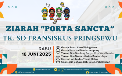 Ziarah Porta Sancta TK, SD Fransiskus Pringsewu